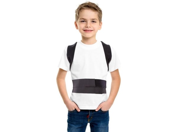 TOROS-GROUP Corset for posture correction 652, children black s. 1