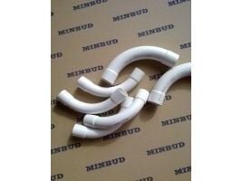 ELEKTROPLAST stiv PVC-kne ZK 37 hvit (09.40)