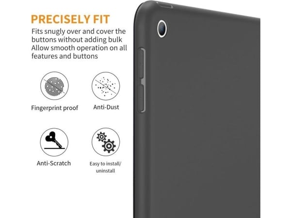 Tech-Protect SmartCase för iPad 9,7" 5/6 (2017-2018) - svart