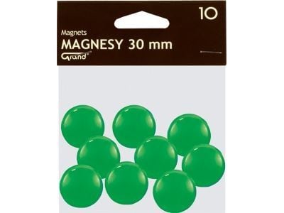 Grand Magnes 30 mm grønn 10 stk GRAND