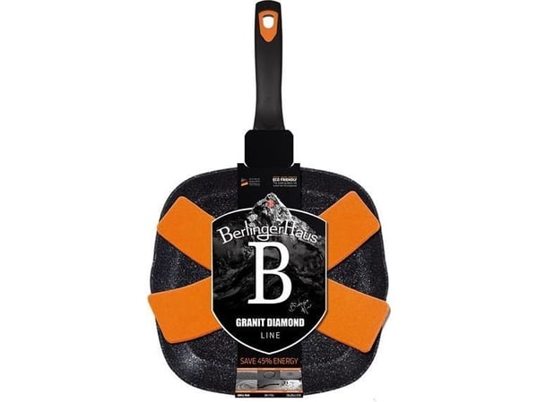 GRILLKANTE GRANITT DIAMANT 28cm BERLINGER HAUS BH-1794