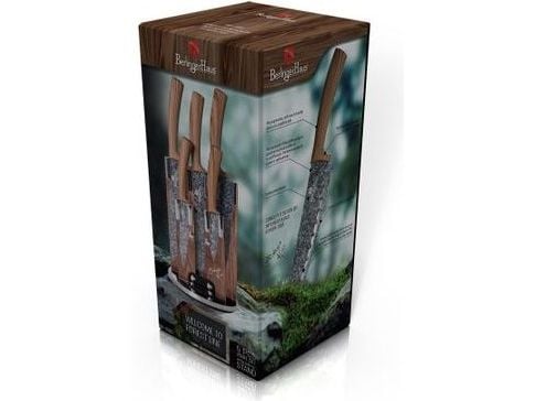 Berlinger Haus Forest Line BH/2160 knivsett med stativ 6 deler