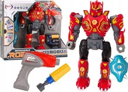 LeanToys robot til skruing Bron drill skrutrekker lys lyd rød
