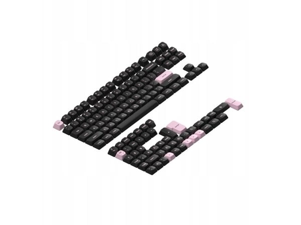 Nuphy - Gem mSA Double-shot PBT-tastaturhetter - Inca Rose mekaniske tastaturhetter