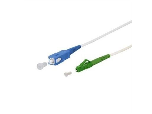 METZ CONNECT OpDAT patchkabel, SC-S/LC-S APC OS2, 20 m