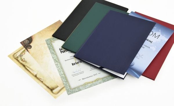 Argo omslag til diplomer Galeria Papieru Standard granat