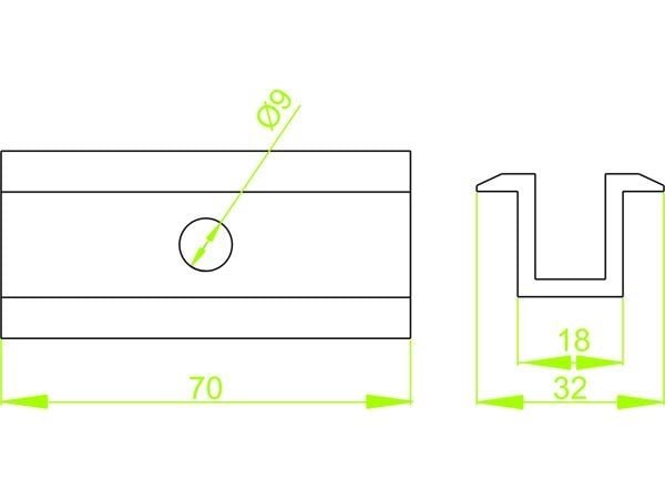 Baks PUF intermediate panel holder (897300)