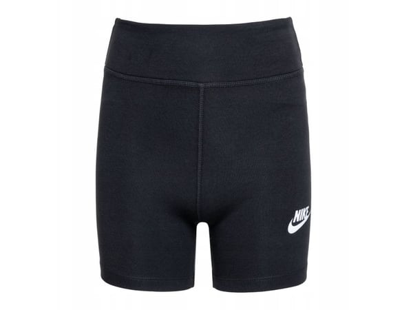 Nike tamprės mergaitėms NSW CLSSC 5IN, juodos