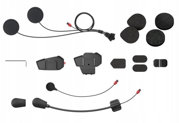 Sena SPIDER-ST1-A01 monteringssats för intercom-system med inbyggda mikrofoner och högtalare svart