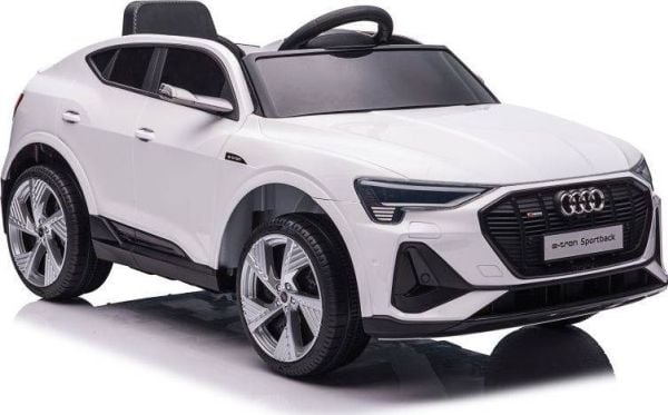 Lean Cars Baltas Audi E-Tron QLS-6688 elektrinis automobilis