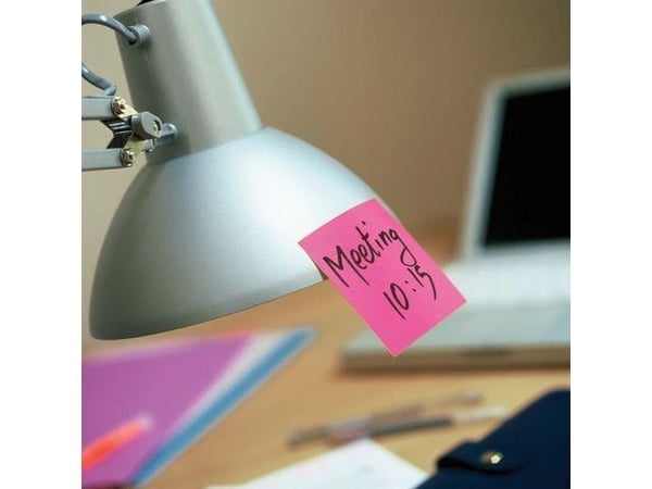 Post-it blokk 654-NP24 76 x 76 mm fargerik 24 stk à 100 ark (3M0761)