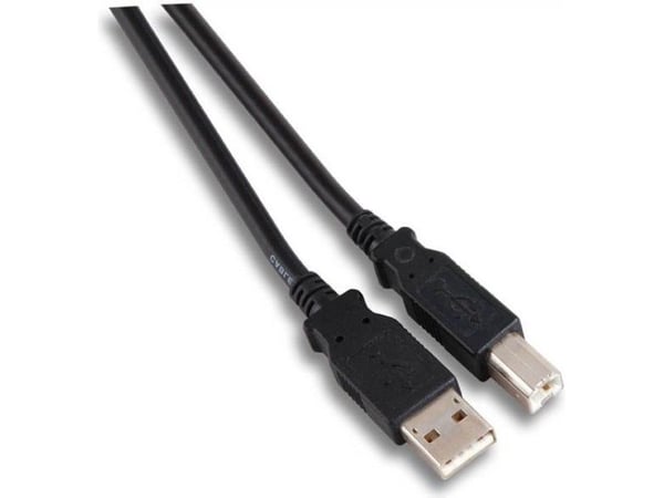 EFB Elektronik K5255SW.0,5, 0,5 m, USB A, USB B, USB 2.0, Hankjønn/hankjønn, Sort
