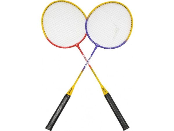 Enero badmintonsett i veske 102 svart-gul
