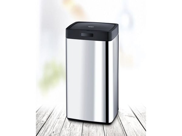Lamart avfallsbeholder Lamart sensor berøringsfri 45 l rustfritt stål (LT8044)