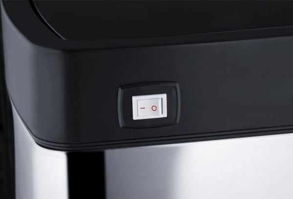 Lamart avfallsbeholder Lamart sensor berøringsfri 45 l rustfritt stål (LT8044)