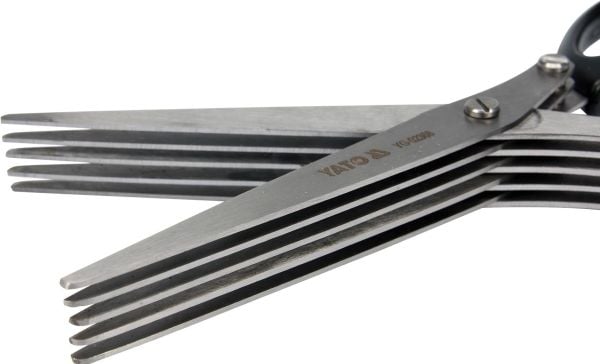 Yato kjøkkenkniver med flere blader til urter 80 mm (YG-02368)