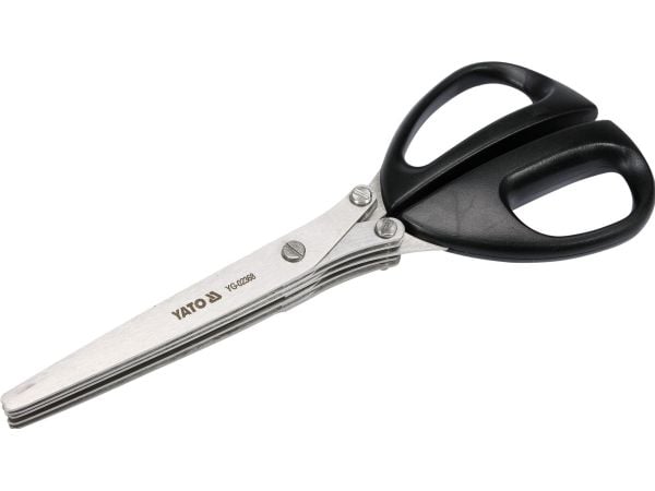 Yato kjøkkenkniver med flere blader til urter 80 mm (YG-02368)