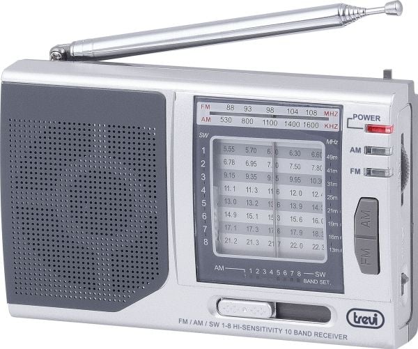 Trevi MB 728, Bærbar, Analog, AM, FM, SW, 87,5 - 108 MHz, 520 - 1620 kHz, 8550 - 22300 kHz