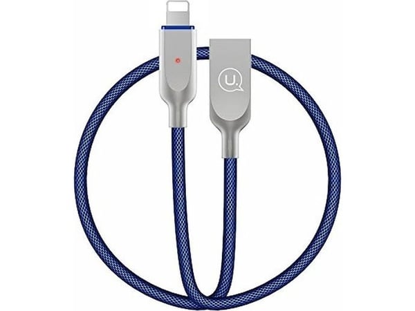 Usams USB-A - Lightning USB-kaapeli 1.9 m sininen (IPYSUSB202)