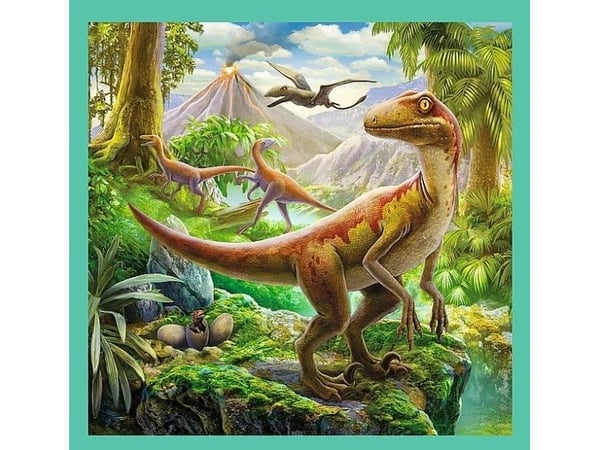 Trefl 34837, 50 styck, Dinosaurier, 4 År