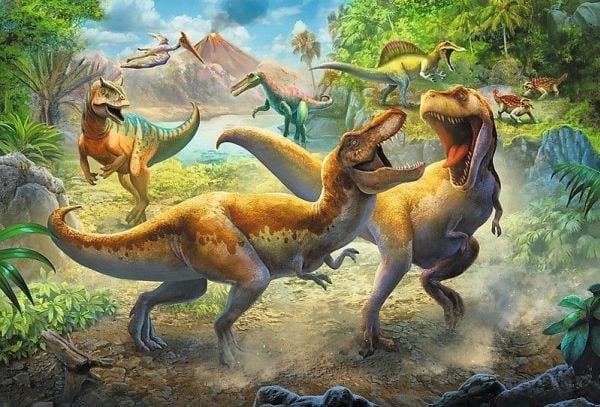 Trefl-puslespill, 160 deler - Fighting Tyrannosaurs (GXP-645423)