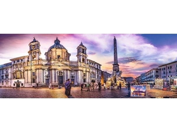 Trefl Puzzle, 500 bitar Panorama - Piazza Navona, Rom (GXP-645437)