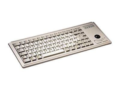 CHERRY Compact-näppäimistö G84-4400 - Näppäimistö - USB - englanti - vaaleanharmaa