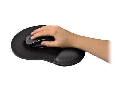 Hama Ergonomic, Musta, Yksivärinen, Rannetuki, Liukumaton pohja