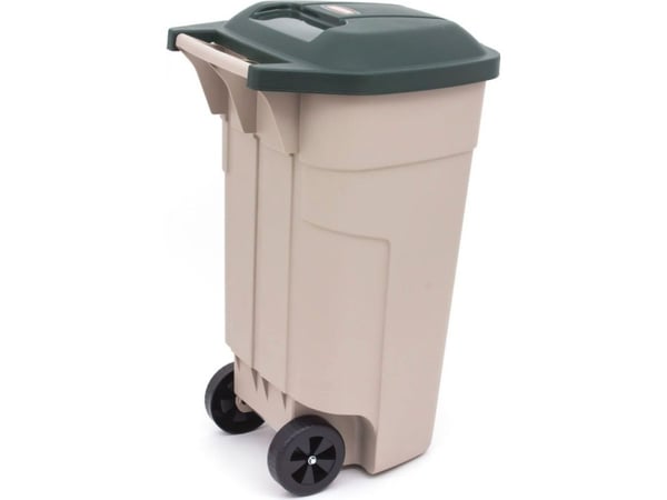 Curver Beige pyörällinen roskakori 110L (176805)