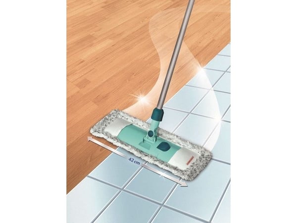 Leifheit 55210, Laminat, Fliser, Tre, Mikrofiber, Grå, Turkis, 420 mm, 130 mm