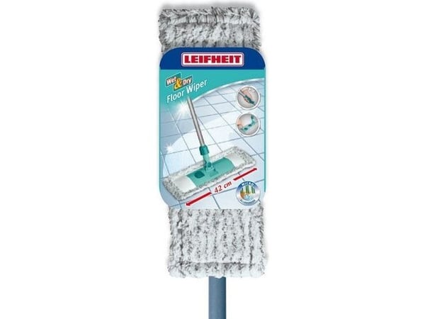 Leifheit 55210, Laminat, Fliser, Tre, Mikrofiber, Grå, Turkis, 420 mm, 130 mm