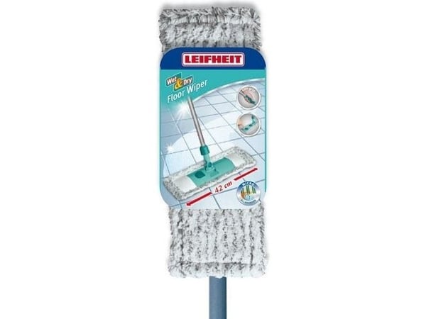 Leifheit 55210, Laminat, Fliser, Tre, Mikrofiber, Grå, Turkis, 420 mm, 130 mm