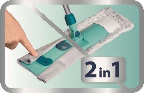Leifheit 55210, Laminat, Klinkers, Trä, Mikrofiber, Grå, Turkos, 420 mm, 130 mm