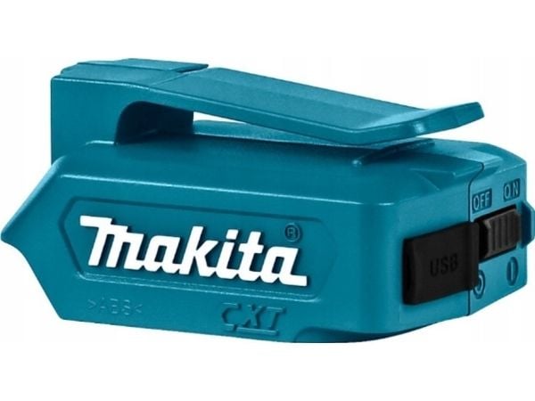 MAKITA CXT-adapter 10,8V ADP06 USBx1 (bryter)