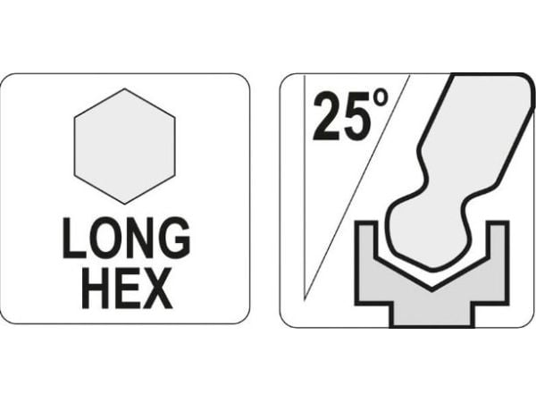 Yato unbrakonøkkel hex type L 4 mm med kule (YT-05454)