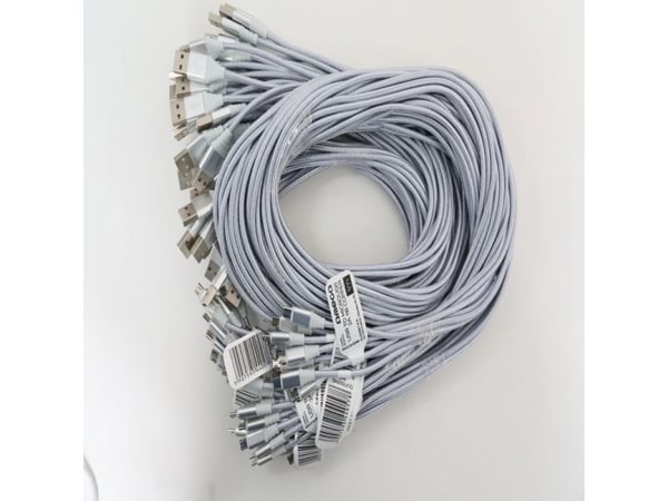 USB-kaapeli Omega USB-A – 1 m, hopea (OUFBB3MS)