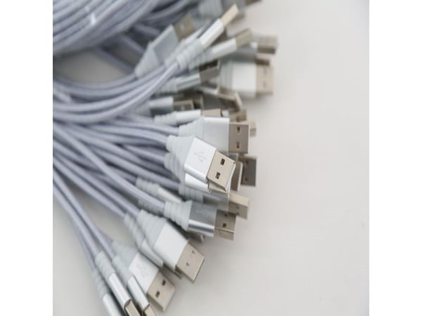 USB-kaapeli Omega USB-A – 1 m, hopea (OUFBB3MS)