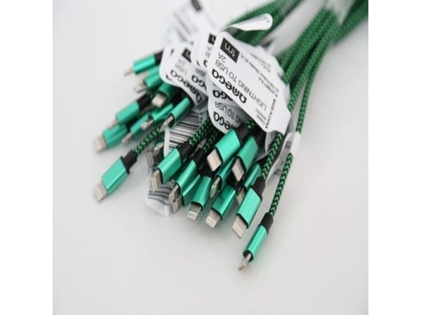 USB Omega USB Cable - LIGHTNING, 2A, 1m, Green (44039)