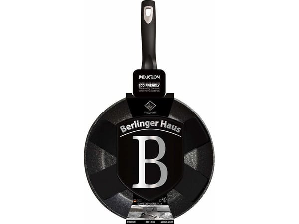 Berlinger Haus Granitt Stekepanne Sort Sølv 28 cm BH-1845