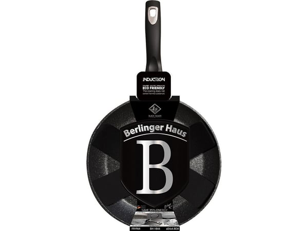 Berlinger Haus Granitt Stekepanne Sort Sølv 24 cm BH-1844