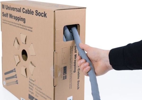 wantec - Koblingskabel - RJ-45 (hann) til RJ-45 (hann) - 25 cm - CAT 7 - grå