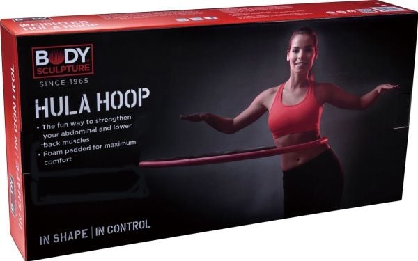 Body Sculpture hula-hop med knopper 90 cm grå
