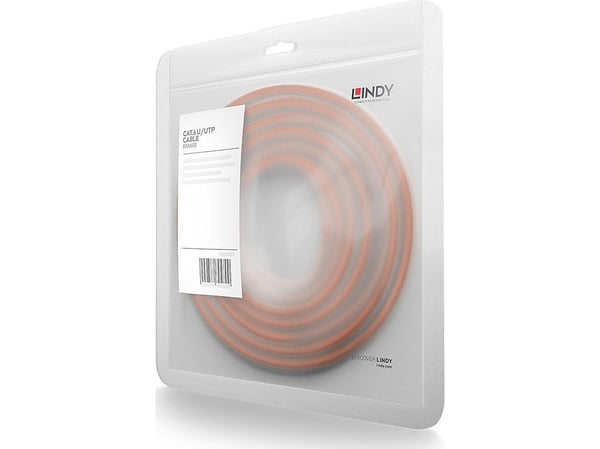 Lindy 48107, 1 m, Cat6, U/UTP (UTP), RJ-45, RJ-45, Oranssi