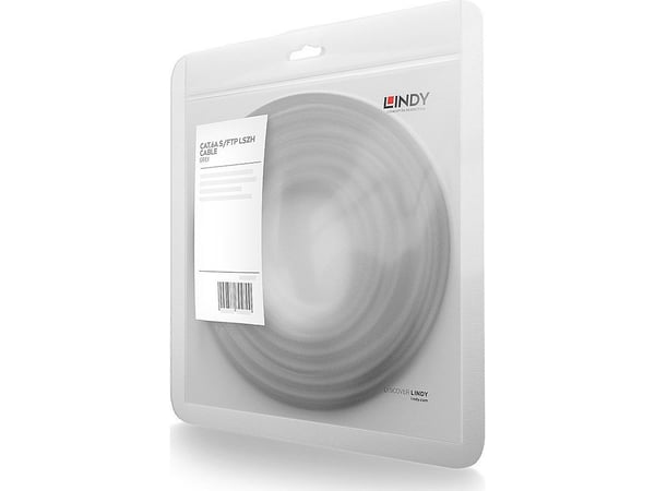 Lindy 47138, 10 m, Cat6a, S/FTP (S-STP), RJ-45, RJ-45, Grå