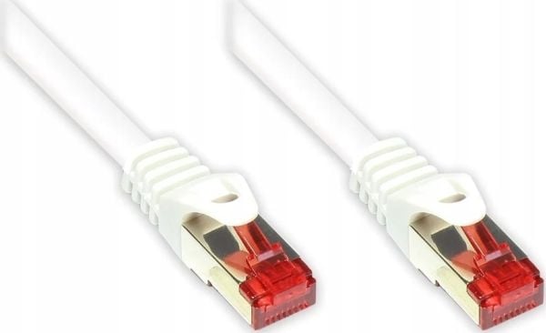 RNS patchkabel med låsebeskyttelse, Cat. 6, S/FTP, PiMF, PVC, 250MHz, hvit, 50 m (8060-500W)