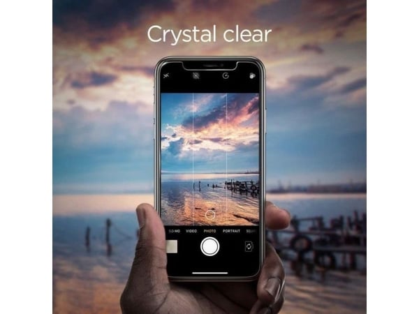 Spigen 064GL24818, Apple, iPhone XR, Ripebestandig, Gjennomsiktig, 1 stykker