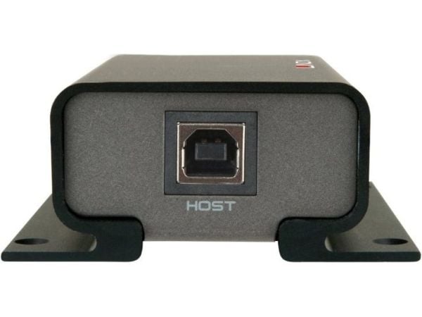 Lindy USB-A - RS-232 AV-siirtojärjestelmä Musta