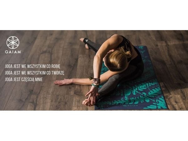 Gaiam Pasek do jogi szary (61378)