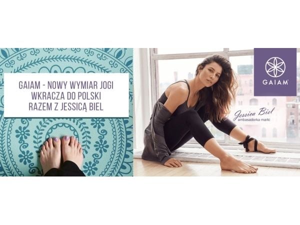 Gaiam Pasek do jogi szary (61378)