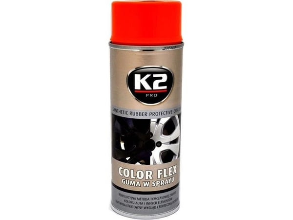 K2 -COLOR FLEX gummi oransje 400 ml